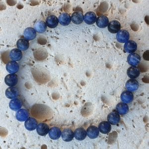 bracelet boule 6mm sodalite